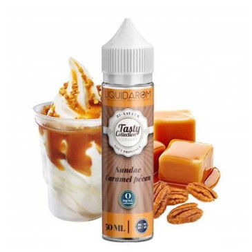 E-liquide Sundae Caramel Pécan de la gamme Tasty Collection chez Klopina