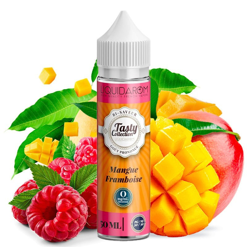 E-liquide Mangue Framboise de la gamme Tasty Collection chez Klopina