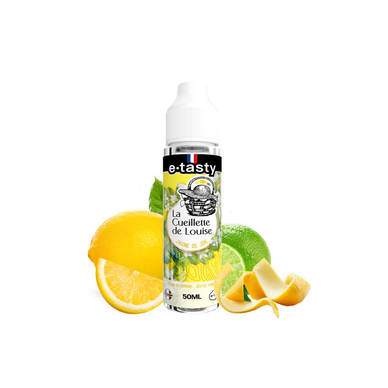 E-liquide Jaune de Joie de la gamme La Cueillette de Louise