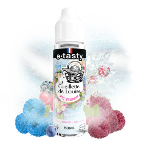 E-liquide Rose d'euphorie Hiver 50ml de la gamme La Cueillette de Louise
