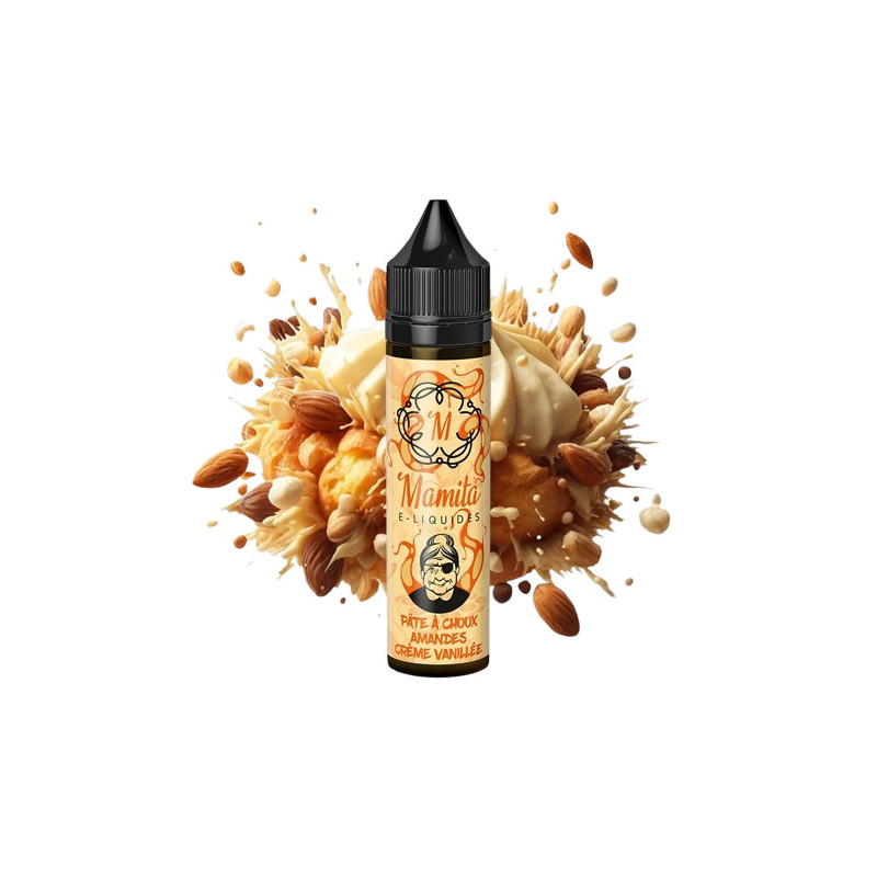 E-liquide Pâte à Choux Amandes Crème Vanillée de la gamme Mamita