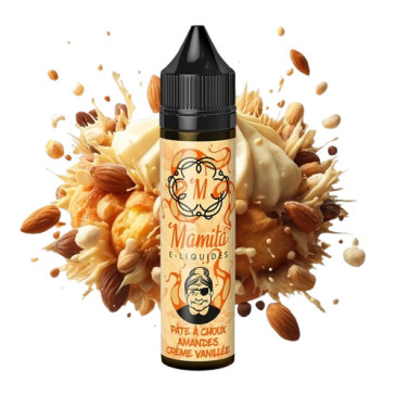 E-liquide Pâte à Choux Amandes Crème Vanillée de la gamme Mamita