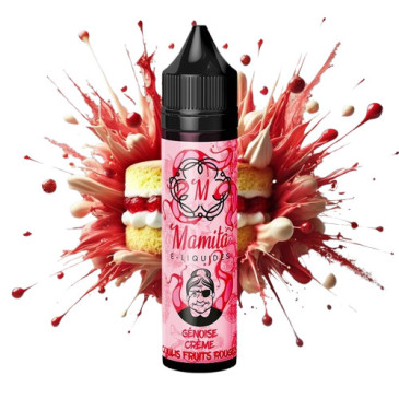 E-liquide Génoise Crème Coulis de Fruits Rouges de la gamme Mamita