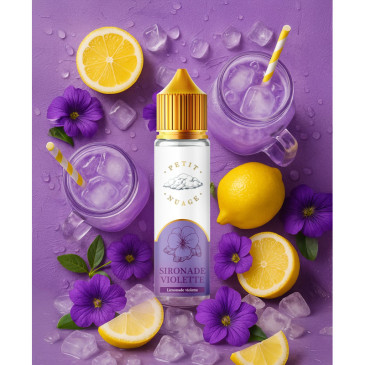 E-liquide Sironade Violette de la gamme Petit Nuage chez Klopina