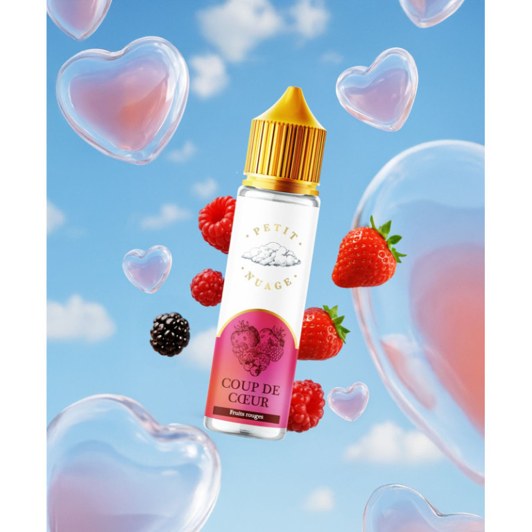 E-liquide Coup de Coeur de la gamme Petit Nuage chez Klopina