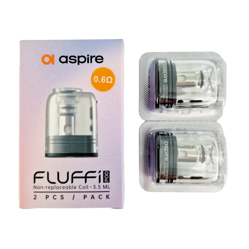 Lot de 2 cartouches pour Pod Fluffi de la marque Aspire