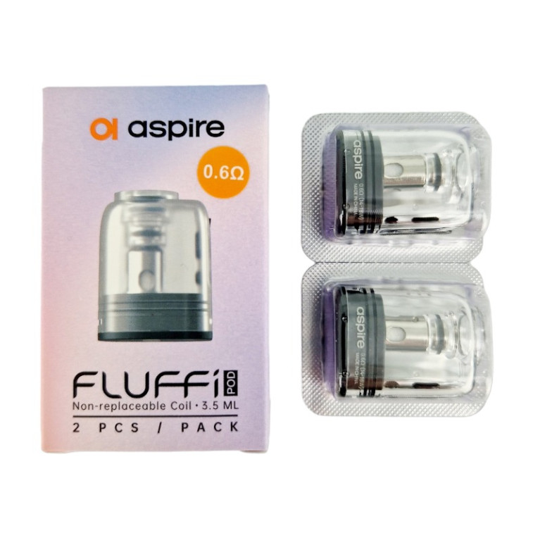 Lot de 2 cartouches pour Pod Fluffi de la marque Aspire