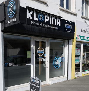 Façade du magasin Klopina à Marck